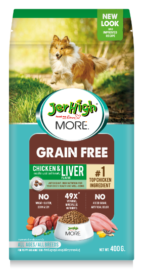 รูปภาพของ JERHIGH MORE CHICKEN & LIVER 400G.X6