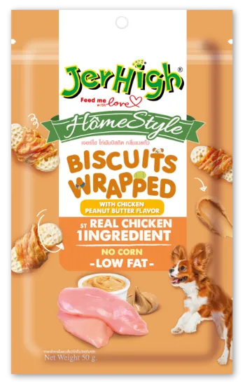 รูปภาพของ JH BISCUITS CHICKEN PEANUT B 50Gx12